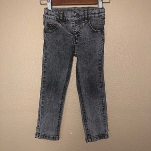 Acid wash toddler jeans